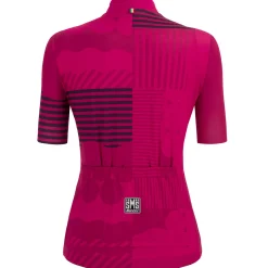 Maglia donna Santini Giada Optic - Fucsia