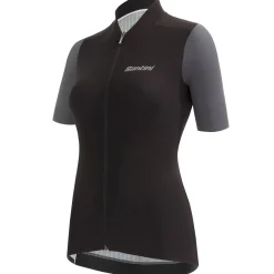 Maglia donna Santini Redux Stamina - Nero grigio