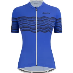 Maglia donna Santini Tono Profilo - Blu