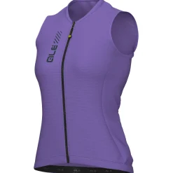 Maglia donna senza maniche Ale Pragma Color Block 2.0 - Lilla