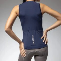 Maglia donna senza maniche Ale Pragma Color Block 2.0 - Blu