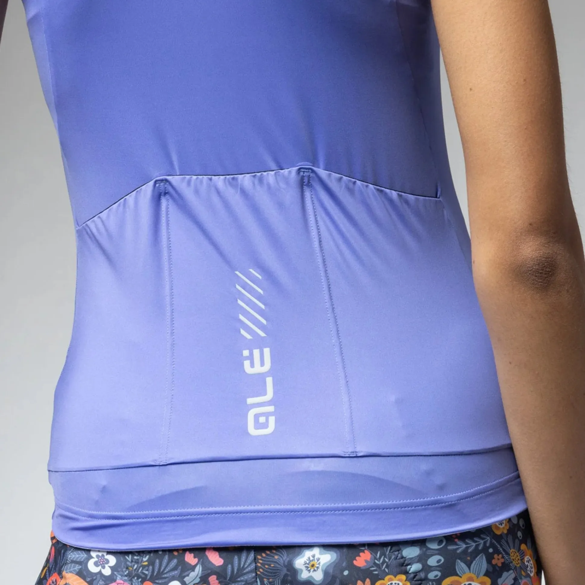 Maglia donna senza maniche Ale Pragma Color Block 2.0 - Azzurro