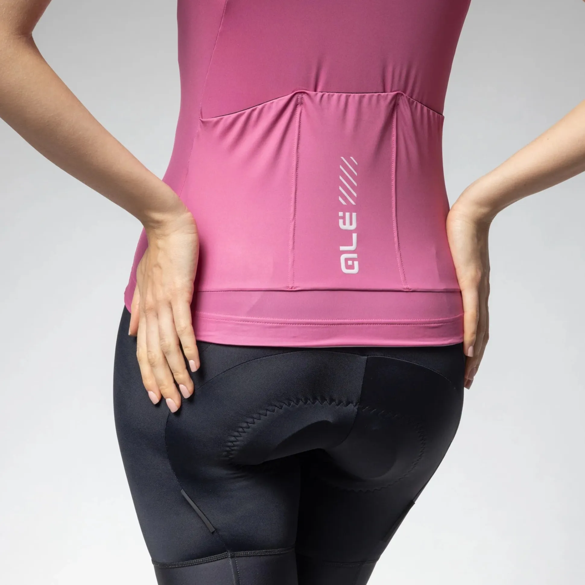 Maglia donna senza maniche Ale Pragma Color Block 2.0 - Rosa chiaro
