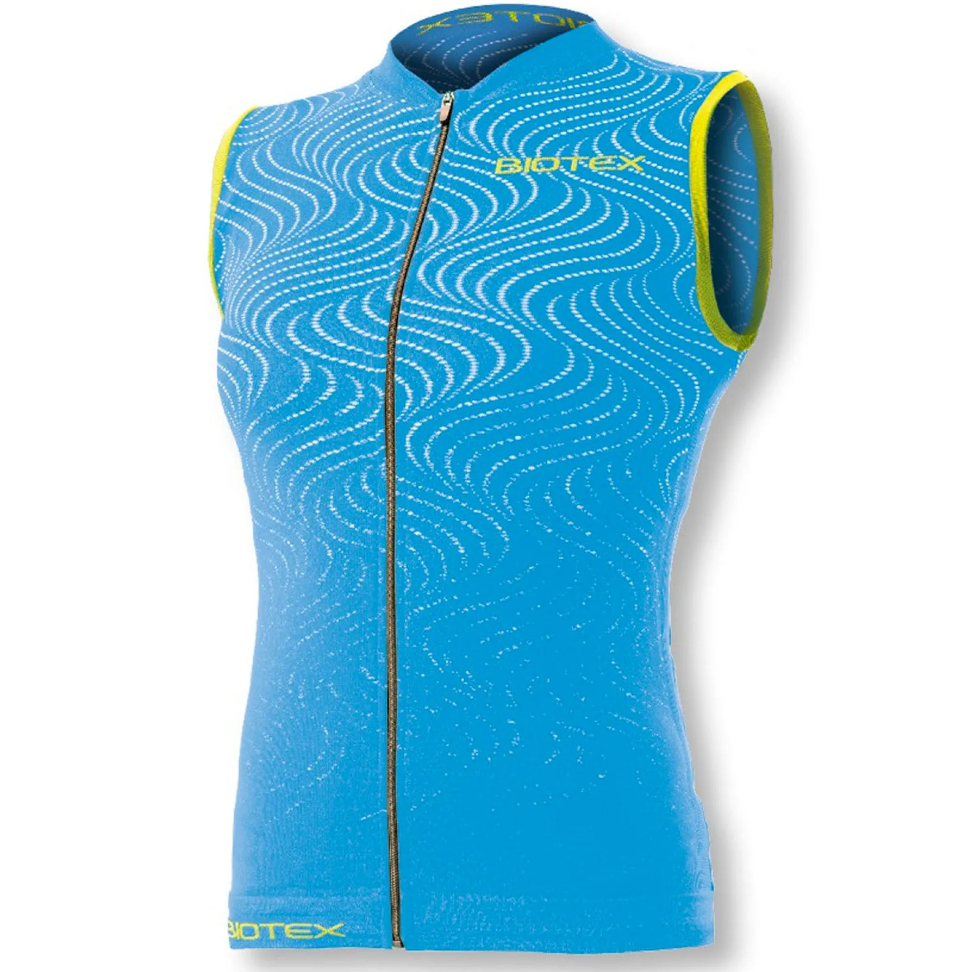 Maglia donna senza maniche Biotex Soffio - Azzurro