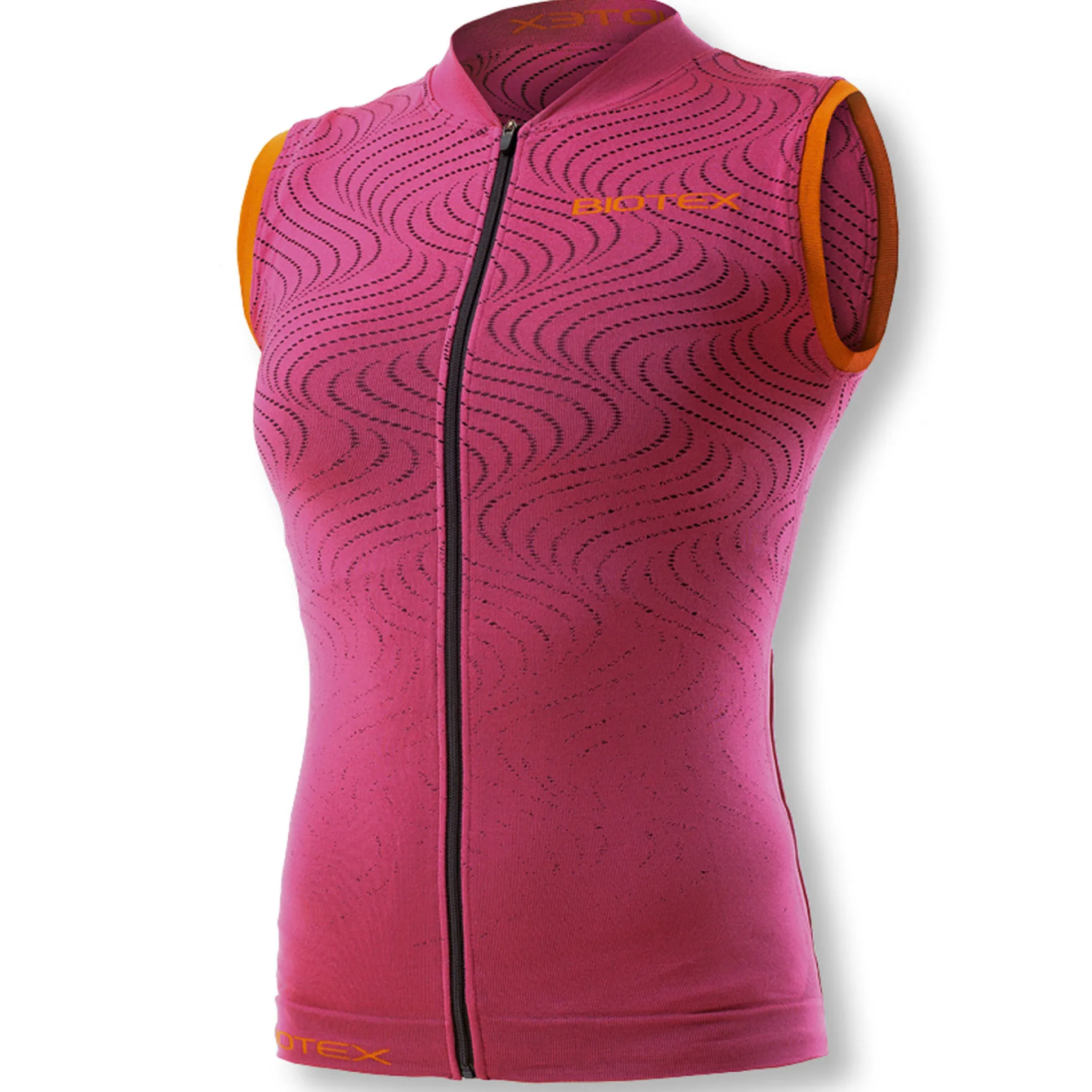 Maglia donna senza maniche Biotex Soffio - Fucsia
