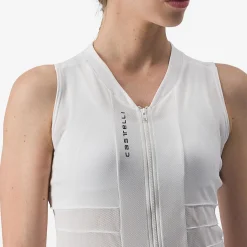 Maglia donna senza maniche Castelli Anima 4 - Bianco