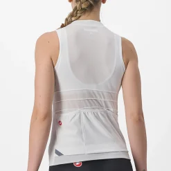 Maglia donna senza maniche Castelli Anima 4 - Bianco