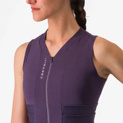 Maglia donna senza maniche Castelli Anima 4 - Viola