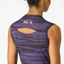 Maglia donna senza maniche Castelli Insider 2 - Viola