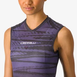 Maglia donna senza maniche Castelli Insider 2 - Viola