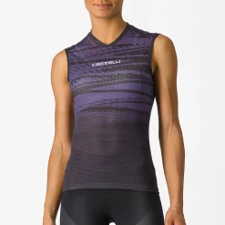 Maglia donna senza maniche Castelli Insider 2 - Viola
