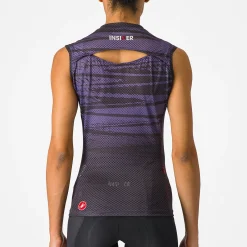 Maglia donna senza maniche Castelli Insider 2 - Viola