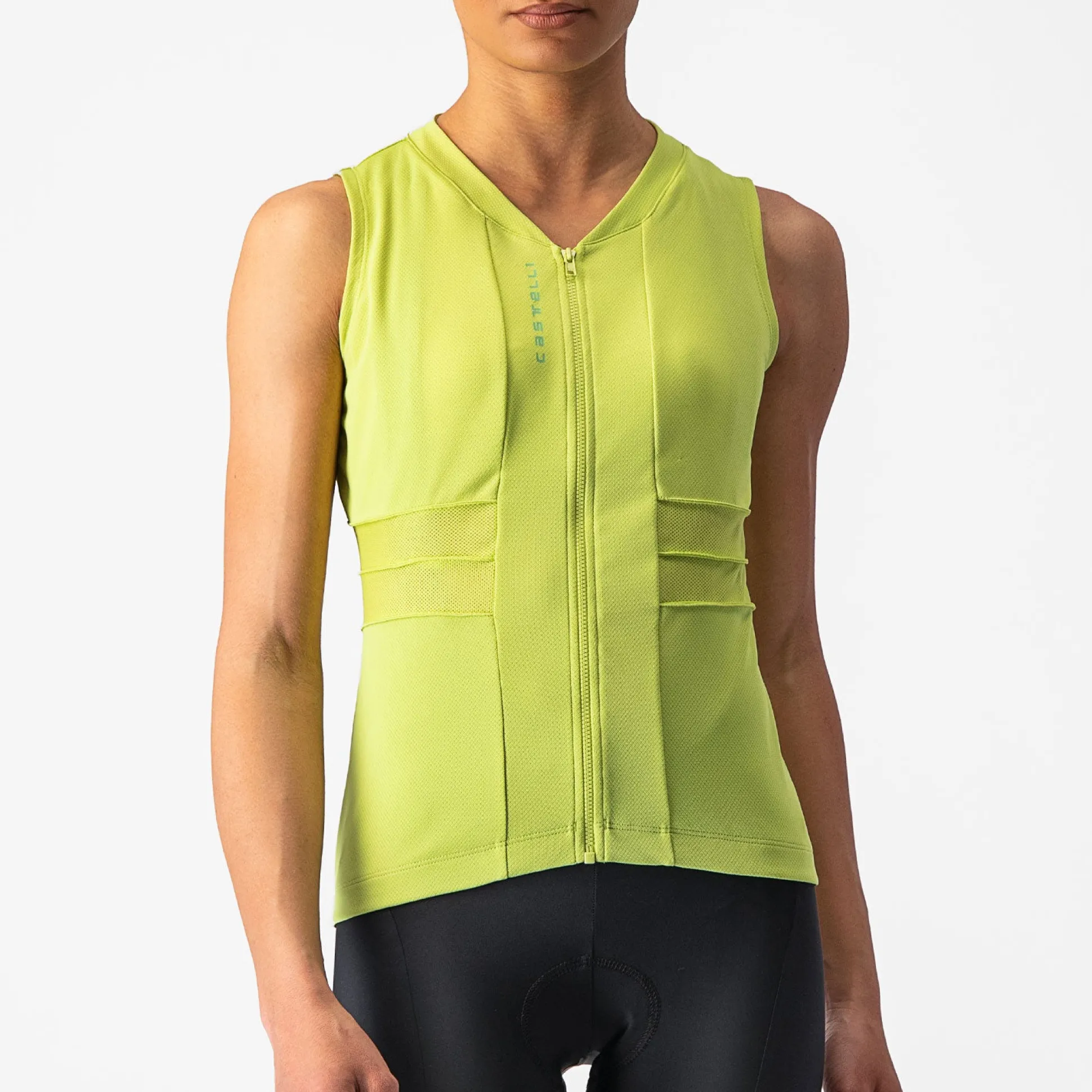 Maglia donna senza maniche Castelli Anima 4 - Verde