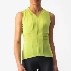 Maglia donna senza maniche Castelli Anima 4 - Verde
