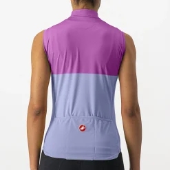 Maglia donna senza maniche Castelli Velocissima - Viola