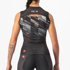 Maglia donna senza maniche Castelli Insider - Nero