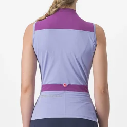 Maglia donna senza maniche Castelli Solaris - Viola