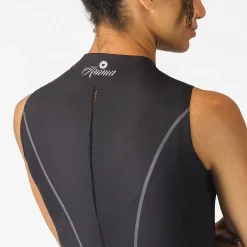 Maglia donna senza maniche Castelli Anima Flow - Nero