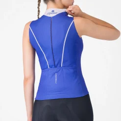 Maglia donna senza maniche Castelli Anima Flow - Viola