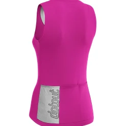 Maglia donna senza maniche Dotout Crew - Fucsia