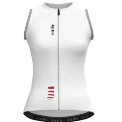 Maglia donna senza maniche Rh+ Aries - Bianco