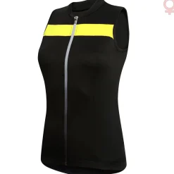Maglia Donna S/M Zerorh Spirit - Nero Giallo Fluo