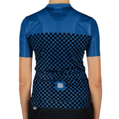 Maglia donna Sportful Checkmate - Blu