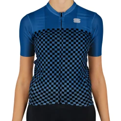 Maglia donna Sportful Checkmate - Blu