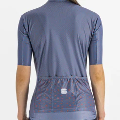 Maglia donna Sportful Checkmate - Blu rosa