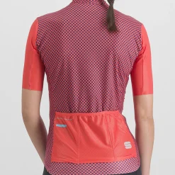 Maglia donna Sportful Checkmate - Rosso