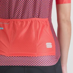 Maglia donna Sportful Checkmate - Rosso