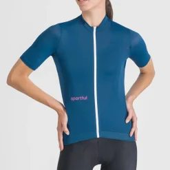 Maglia donna Sportful Classic - Petrolio