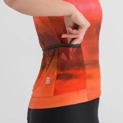 Maglia donna Sportful Flow Supergiara - Arancio