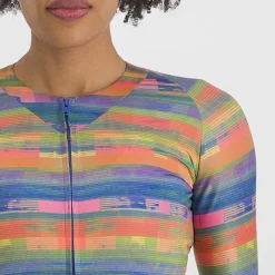 Maglia donna Sportful Glitch Bomber - Arancio