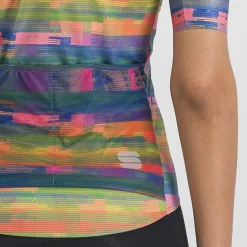 Maglia donna Sportful Glitch Bomber - Arancio