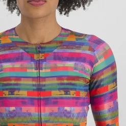 Maglia donna Sportful Glitch Bomber - Rosa