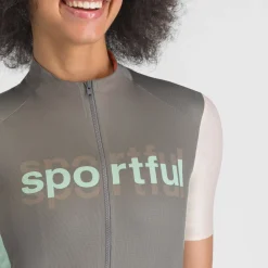 Maglia donna Sportful Supergiara Logo - Grigio