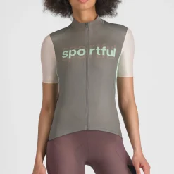 Maglia donna Sportful Supergiara Logo - Grigio