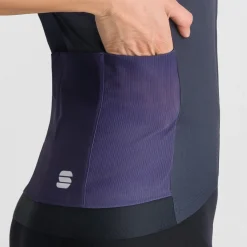 Maglia donna Sportful Supergiara 2 Logo - Blu