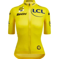 Maglia Gialla donna Santini Tour de France Fan Line 2024