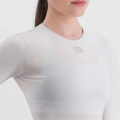 Maglia intima donna maniche lunghe Sportful Midweight Layer - Bianco