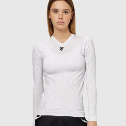 Maglia intima donna maniche lunghe Pissei Mindanao - Bianco