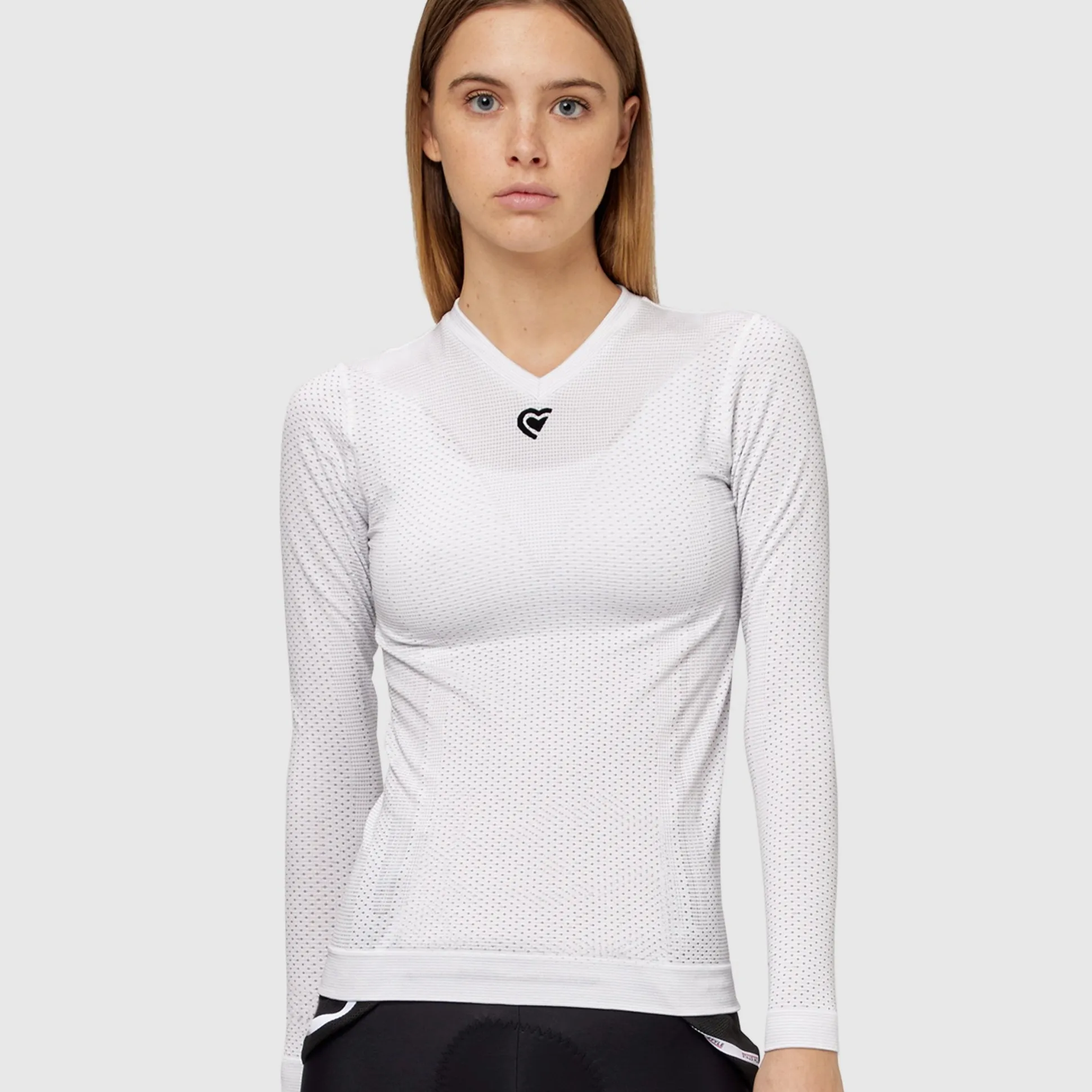 Maglia intima donna maniche lunghe Pissei Mindanao - Bianco