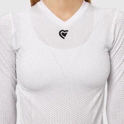 Maglia intima donna maniche lunghe Pissei Mindanao - Bianco