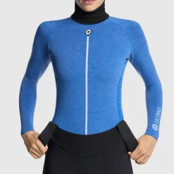 Maglia intima donna maniche lunghe Assos Ultraz Winter LS P1 - Blu