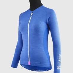 Maglia intima donna maniche lunghe Assos Ultraz Winter LS P1 - Blu