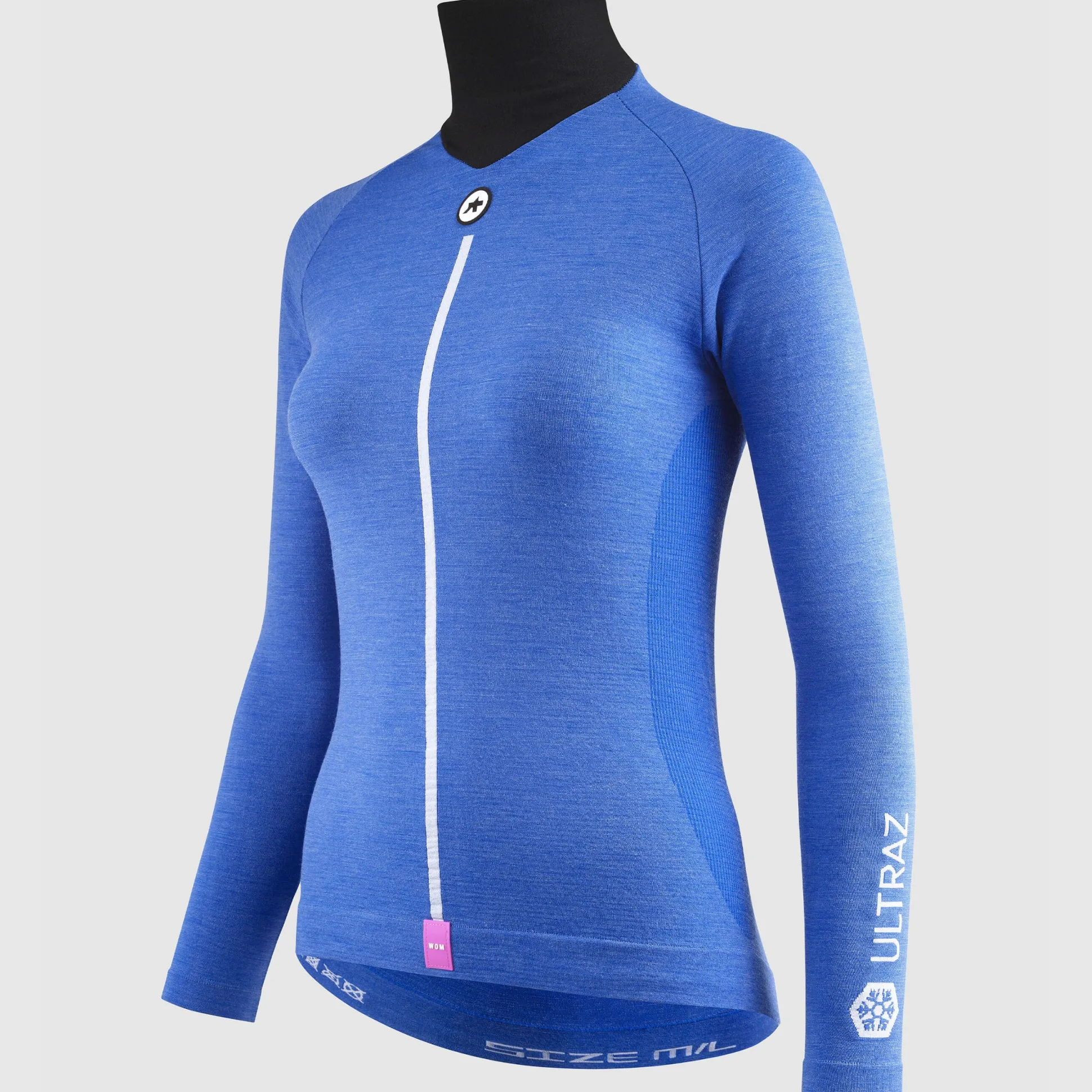 Maglia intima donna maniche lunghe Assos Ultraz Winter LS P1 - Blu