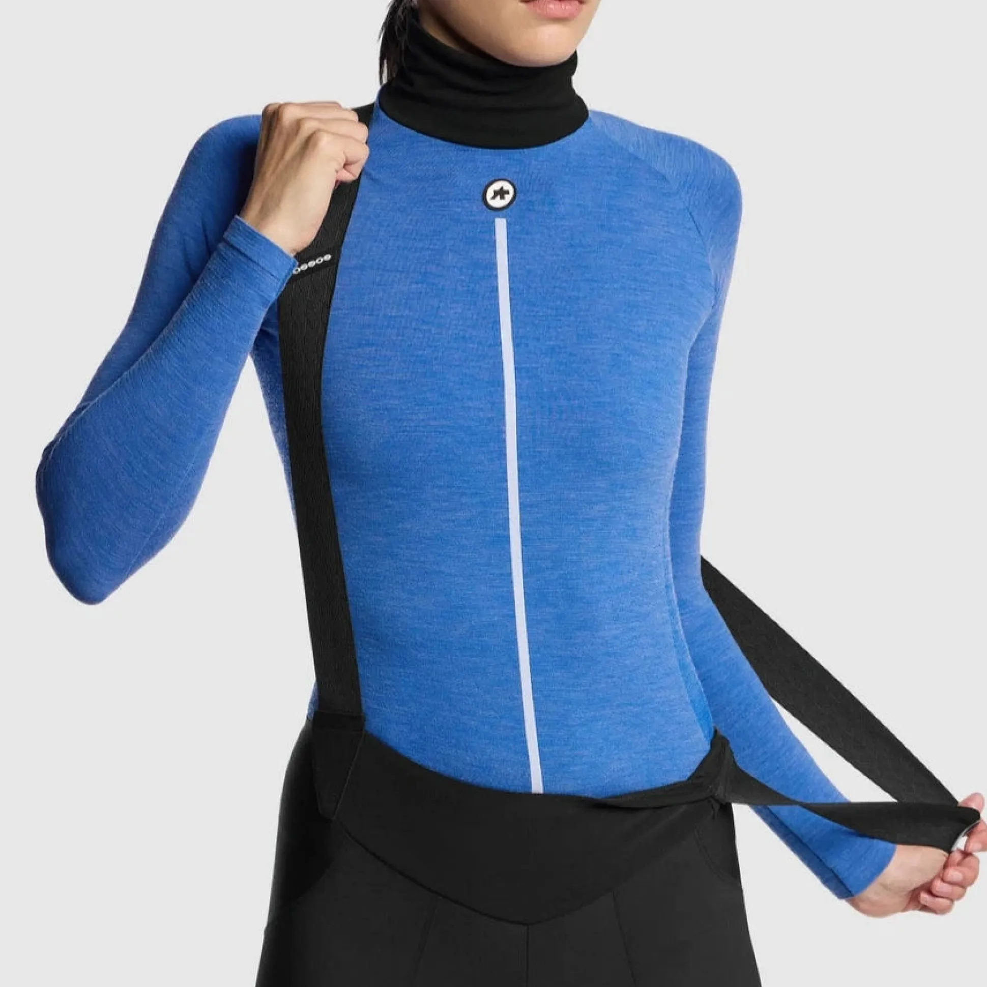 Maglia intima donna maniche lunghe Assos Ultraz Winter LS P1 - Blu