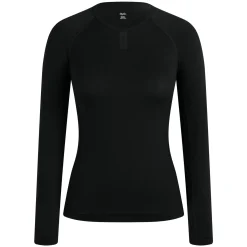 Maglia intima donna maniche lunghe Rapha Merino - Nero