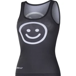 Maglia intima donna senza maniche MBwear Smile - Nero